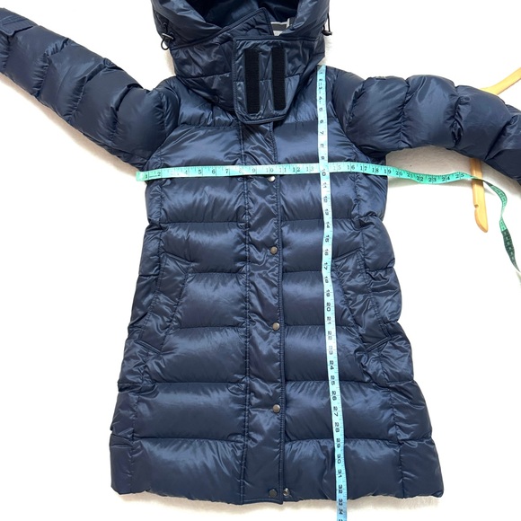 Burberry Sz S Puffer Goose Down Coat Jacket Hood ( Flaw ! ) - Picture 13 of 15
